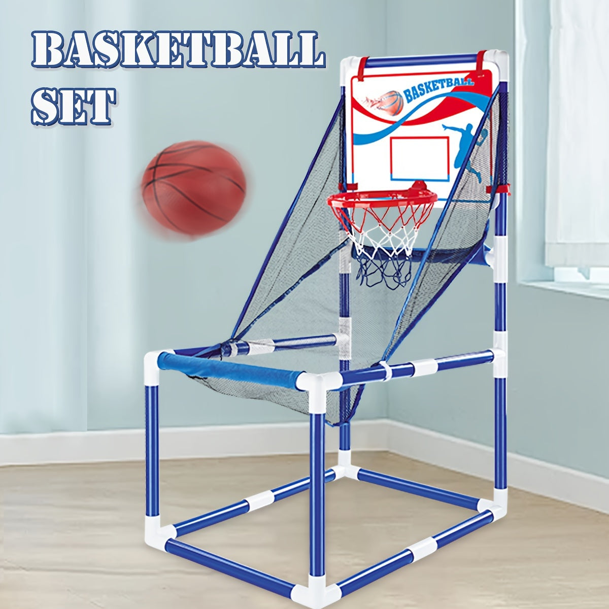8803 Toddlers Foldable Basketball Hoop Kids Boys Portable Playset Sports Center Toys, Size: M 8803 Toddlers Foldable Basketball Hoop Kids Boys Portable Playset Sports Center Toys, Size: M